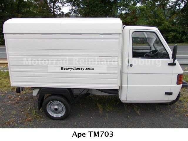 2012 Piaggio  Ape TM 703 Van or truck up to 7.5t Box-type delivery van photo