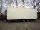 2003 Obermaier  Tandem box with tail lift Trailer Box photo 8