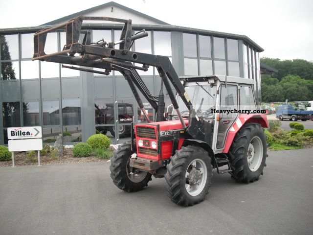 1990 Massey Ferguson  373S 4x4 Industrielader Stoll - 5129 h - Agricultural vehicle Tractor photo