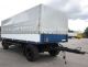 1997 Wackenhut  18t 2-axle trailer pick up / canvas 80cm lift Trailer Stake body and tarpaulin photo 1