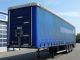General Trailer  * Tautliner Edscha sliding roof * ABS * Lift and drop * 2003 Stake body and tarpaulin photo