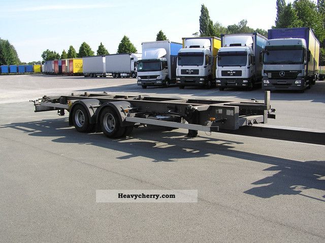 2008 Wecon  Jumbo BDF C7820 tandem trailer 870 mm ride height Trailer Swap chassis photo