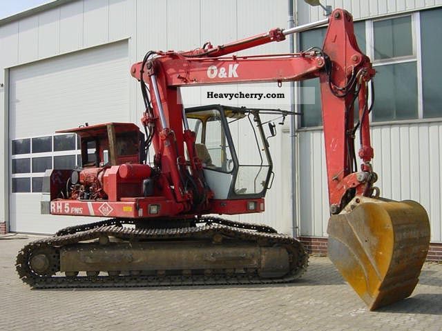 1994 O & K  O \u0026 K RH5LC PMS Crawler Excavator Construction machine Caterpillar digger photo