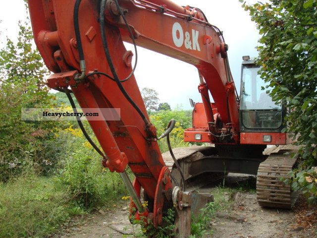 1998 O & K  O \u0026 K RH8 Construction machine Caterpillar digger photo