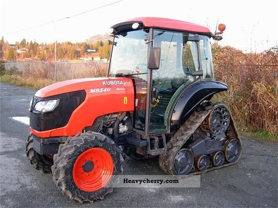 Kubota M8540npk Performance Crawler 4wd 2009 Agricultural Tractor Photo