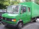 Mercedes-Benz  609D Long 1994 Stake body and tarpaulin photo