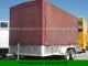 Blomert  Type: K7, tandem box trailer, Tarp bows 2000 Stake body and tarpaulin photo
