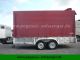 2000 Blomert  Type: K7, tandem box trailer, Tarp bows Trailer Stake body and tarpaulin photo 1