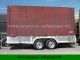2000 Blomert  Type: K7, tandem box trailer, Tarp bows Trailer Stake body and tarpaulin photo 2