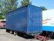 Dinkel  DTAJ 18000 Jumbo volume trailer + Durchladesystem 2002 Stake body and tarpaulin photo