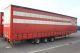 2004 Van Eck  Mega AIR FREIGHT with roller conveyors, lift axle Semi-trailer Stake body and tarpaulin photo 1