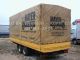 2002 Obermaier  Tandem flatbed trailer 10T. AIR ABS-BPW-6, 30m Trailer Stake body and tarpaulin photo 3
