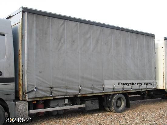 1990 Hoffmann  Jumbo Tautliner Flatbed 55m ³ 6 x in stock Trailer Swap chassis photo