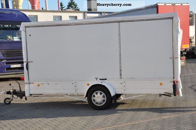1991 Krukenmeier  Single Axle Trailer Traffic construction photo