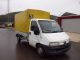 Peugeot  Boxer ** EURO3 + towbar + truck ADMISSION ** 2002 Stake body and tarpaulin photo