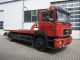 MAN  19,402 trucks for FC transport Schiebeplateau 1995 Breakdown truck photo