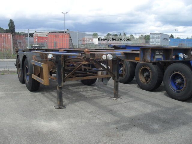 1989 Bunge  2 Achser cointainer chassis foot 20 Semi-trailer Swap chassis photo