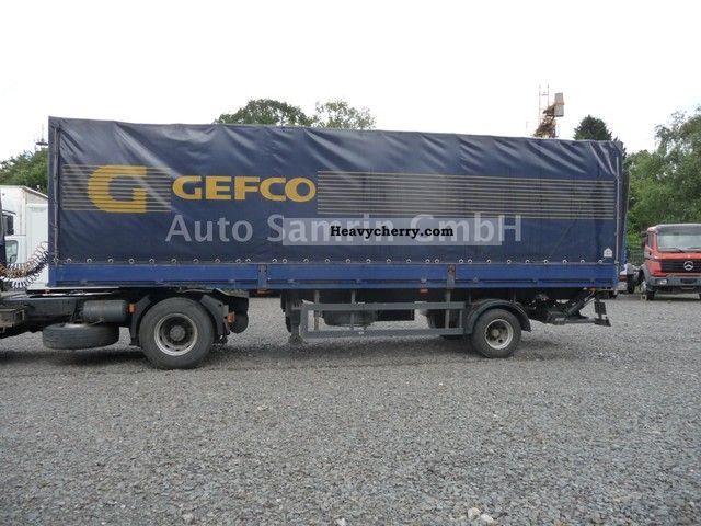 1998 Kotschenreuther  SPN 110 pick up canvas-tail lift 1500 kg Semi-trailer Stake body and tarpaulin photo