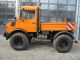 2000 Unimog  U 1400 Euro 2 agricultural Van or truck up to 7.5t Three-sided Tipper photo 1
