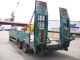 1998 Meusburger  MTA 3 - with RAMPS + dropside Trailer Low loader photo 3
