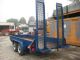 Obermaier  T - 80 tandem trailer with ramps 1993 Low loader photo