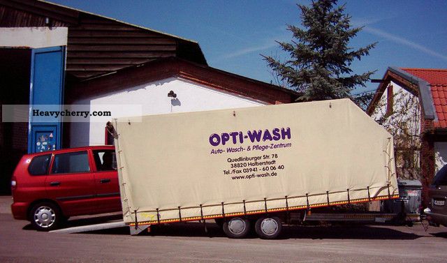 1999 Fitzel  Euro 30-20 L with tarpaulin Trailer Car carrier photo