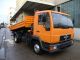 1994 MAN  8-163 L2000 dump truck crane grab control Van or truck up to 7.5t Three-sided Tipper photo 1