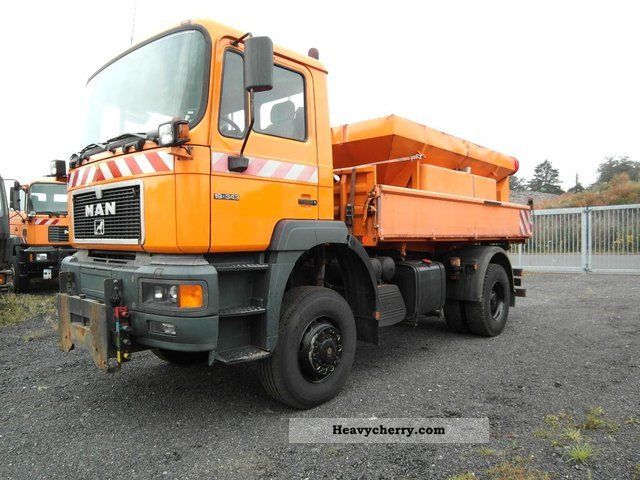 1997 MAN  19,343 FAK Allradkipper winter euro 4x4 2 Truck over 7.5t Tipper photo