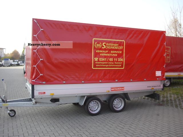 2011 Tempus  Number 65/4 x 1.74 m high bed with tarpaulin Trailer Stake body and tarpaulin photo