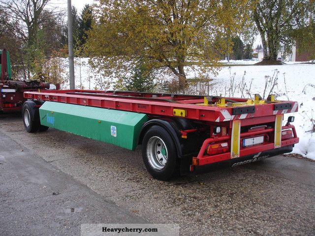 2000 Gergen-Jung  Silo 18 Combination of plaster silo, 2x settling container Trailer Roll-off trailer photo