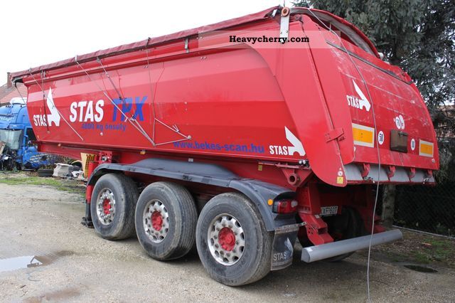 2008 Stas  SK 336K, 28m3 full ALU kipper, 4800 kg Semi-trailer Tipper photo