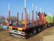 2009 Doll  Kotschenreuther THP 218 timber transport 12 Exte Trailer Timber carrier photo 1
