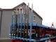 2003 Doll  RTL ROESSEL 18t. Wood Hydr.Zurr system-8 stakes Trailer Timber carrier photo 2