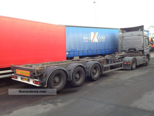 2001 HRD  3 Axis Ft 20/2x20/30/40 container chassis Semi-trailer Swap chassis photo