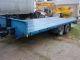 Obermaier  Tandem trailer with ramps TUE-100! 1993 Low loader photo