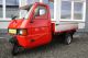 2012 Piaggio  TM 703 V diesel flatbed Van or truck up to 7.5t Stake body photo 1