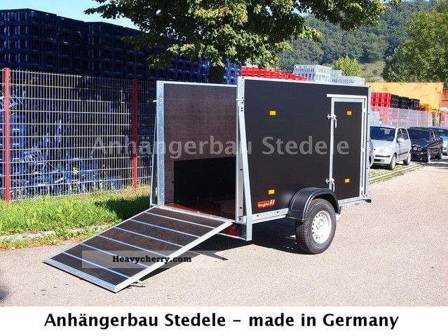 2012 Stedele  Single axle motorcycle trailer closed Trailer Motortcycle Trailer photo