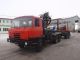 1991 Tatra  T 815 P wood carrier 6x6 Truck over 7.5t Truck-mounted crane photo 3